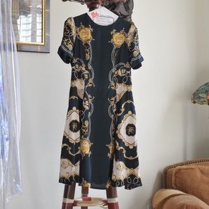 Golden horse dress